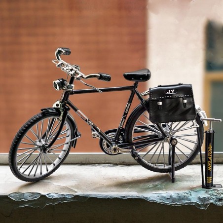 Maquette Vélo Vintage de bureau à monter soi-même. Modèle Noir
