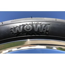 Pneu Wow Semislick 26 x 3.45 Noir a noir vélo fatbike