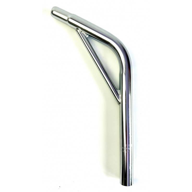 Axe de selle vélo chopper Layback 25.4mm Chrome