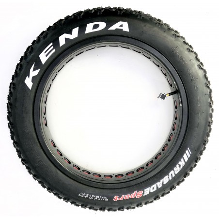 Pneu Fatbike Kenda Krusade 20 x 4.0 Noir 98-406 vélo électrique