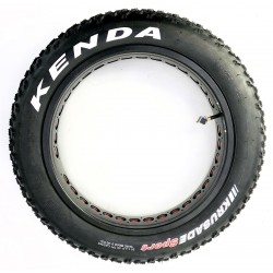 Pneu Fatbike Kenda Krusade 20 x 4.0 Noir 98-406 vélo électrique