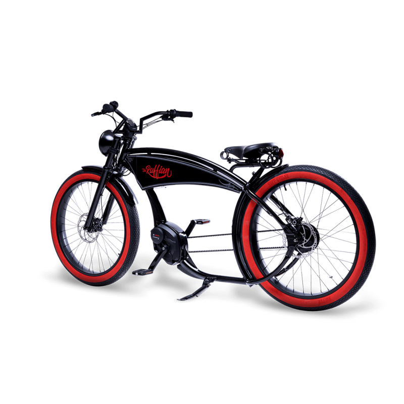 Vélo électrique style moto The Ruffian : moteur et batterie Bosch